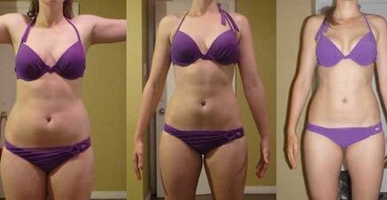 Buckwheat buckwheat diet before and after photo