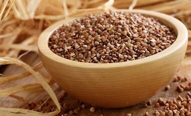 Sample buckwheaten cuisine Diet menu