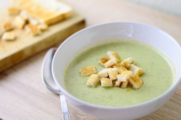 Zucchini soup