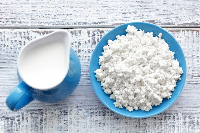 cottage cheese and kefir to lose weight