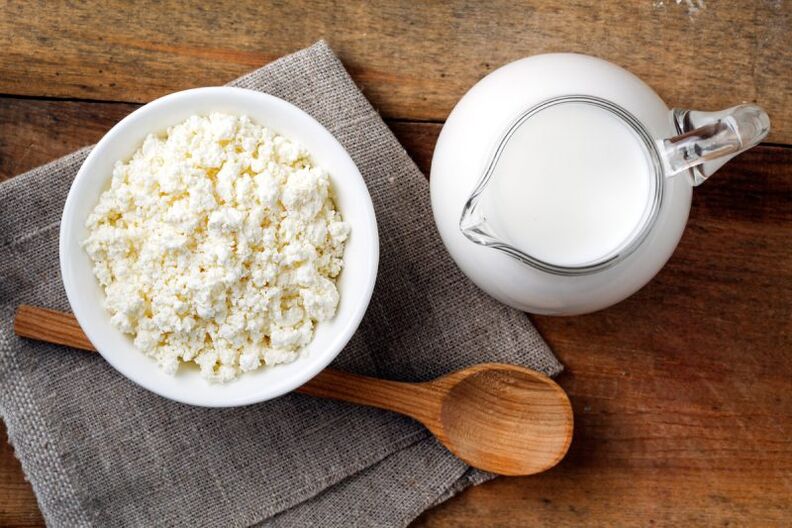 cottage cheese and milk to lose weight
