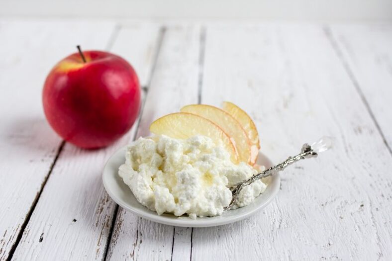 cottage cheese with apples to lose weight