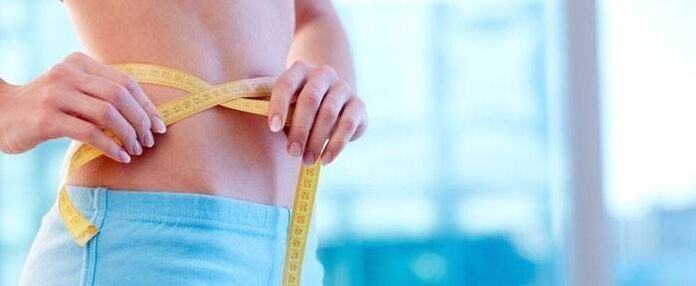 Measuring the amount of weight lost with the help of special abdominal exercises